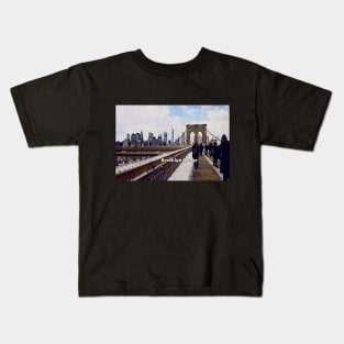 Winter in New York USA Photography Kids T-Shirt